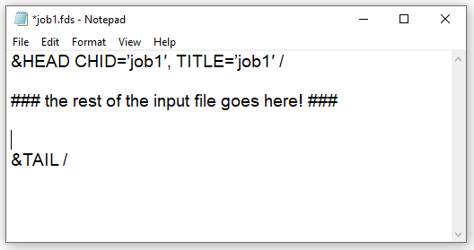 fds input file
